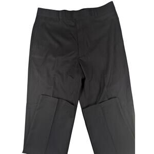 Kenneth Cole Reaction Men's Dress Pants Flat Front Navy Stripe Size 34/34 Office